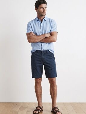 Armani Exchange Men's Navy Casual Cotton Shorts